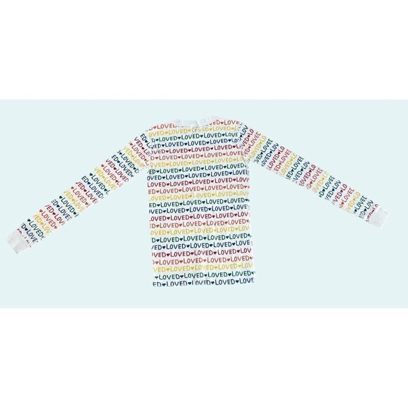 HANNA ANDERSON Kids GIrls Long Sleeve Thermal LOVED Top Shirt Size 12 - Picture 5 of 7